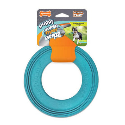 Nylabone, Power Play Puppy Super Flyer Gripz, 1 Count