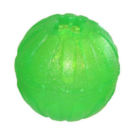 Starmark, Fun Ball Dog Toy Green, 1 Count / 4 Inches (Large)