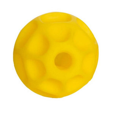 Starmark, Treat Dispensing Tetraflex Dog Toy Yellow, 1 Count / Large