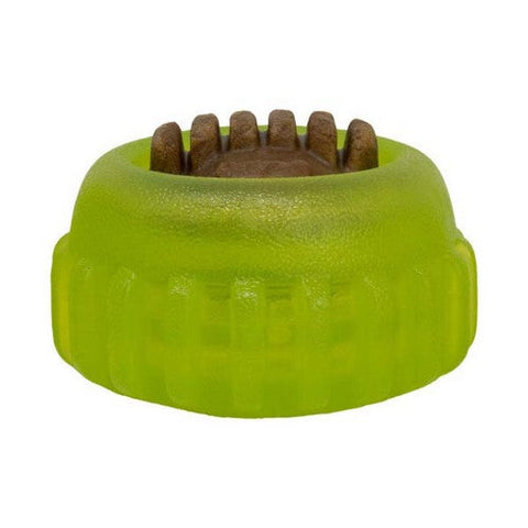 Starmark, Sprocket with Ridged Dog Treat Green, 1 Count / Medium