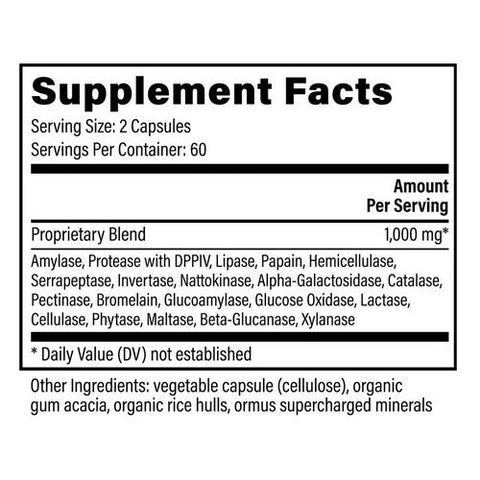 Global Healing Center, Ultimate Enzymes, 120 Caps