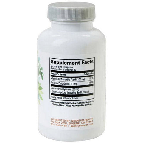 Quantum Health, Quercetin+, 500 Mg, 90 Caps