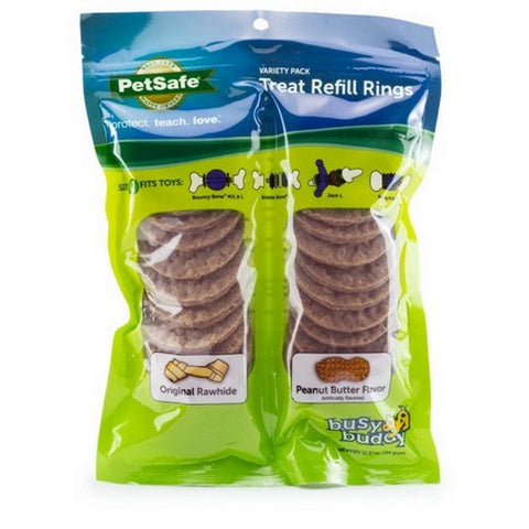 PetSafe, Treat Refill Rings Variety Pack, 1 Count / 10.37 Oz (Large)