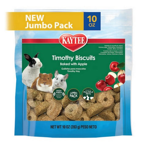 Kaytee, Timothy Biscuits Baked Treat Apple, 1 Count / 10 Oz