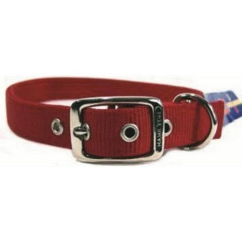 Collar Double Thick 1" 22" Red 1 Each by Hamilton