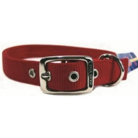 Collar Double Thick 1" 26" Red 1 Each by Hamilton