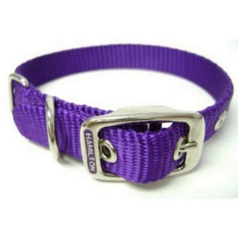 Collar Single Thick 5/8" 12" Purple 2 Count by Hamilton