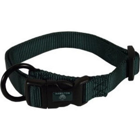 Collar Adjustable 3/4" 16-22 Med Dark Green 2 Count by Hamilton