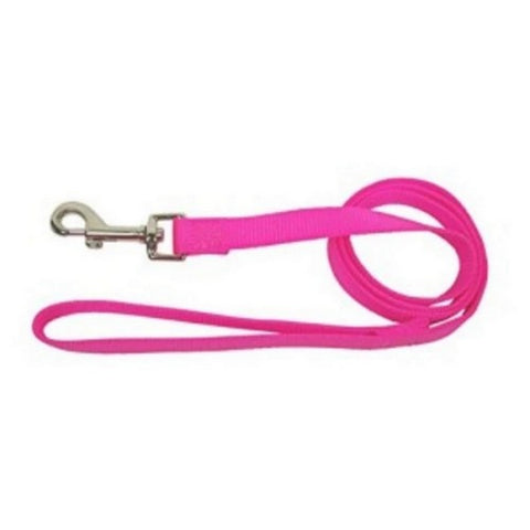 Leash Single Thick 5/8" 4Ft Hot Pink 2 Count by Hamilton