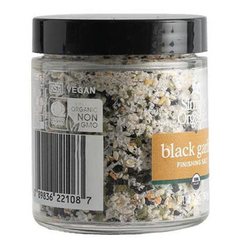 Simply Organic, Black Garlic Finishing Salt Organic, 2.19 Oz