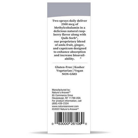 Nature's Answer, Methyl B-12 Liquid Spray, 1 Oz