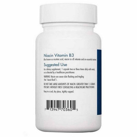 Nutricology/ Allergy Research Group, Niacin Vitamin B3, 90 Veg Caps