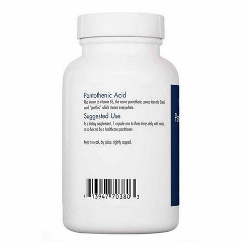 Nutricology/ Allergy Research Group, Pantothenic Acid Vitamin B5, 90 Veg Caps