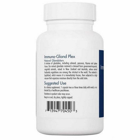 Nutricology/ Allergy Research Group, Immuno Gland Plex Natural Glandulars, 60 Veg Caps