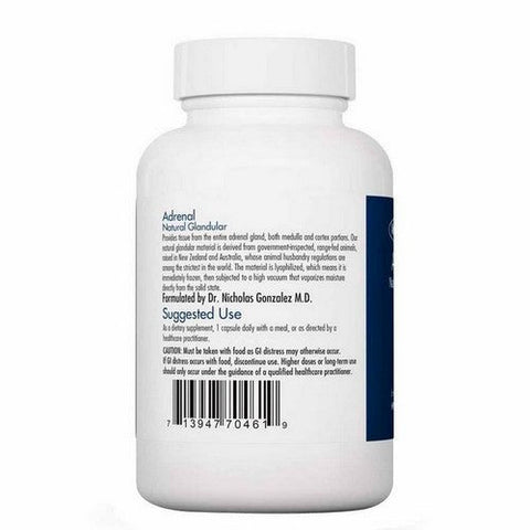 Nutricology/ Allergy Research Group, Adrenal Natural Glandular, 150 Veg Caps