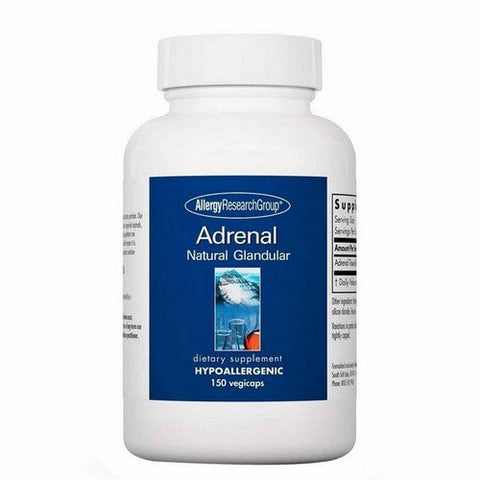 Nutricology/ Allergy Research Group, Adrenal Natural Glandular, 150 Veg Caps