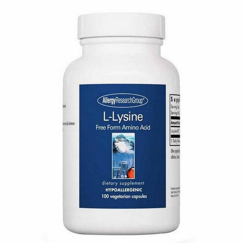 Nutricology/ Allergy Research Group, L-Lysine, 500 mg, 100 Veg Caps