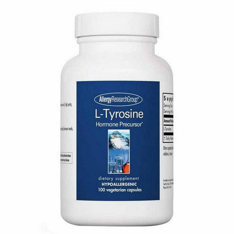 Nutricology/ Allergy Research Group, L-Tyrosine, 500 mg, 100 Veg Caps