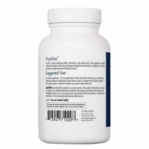 Nutricology/ Allergy Research Group, Tricycline, 90 Veg Caps