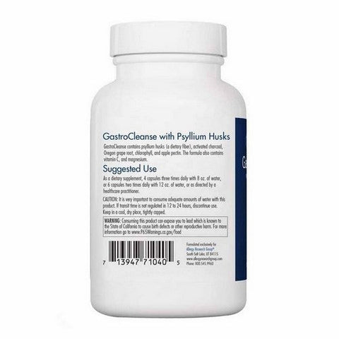 Nutricology/ Allergy Research Group, GastroCleanse With Psyllium Husks, 100 Veg Caps