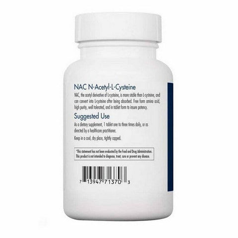 Nutricology/ Allergy Research Group, NAC N-Acetyl-L-Cysteine, 120 Tabs