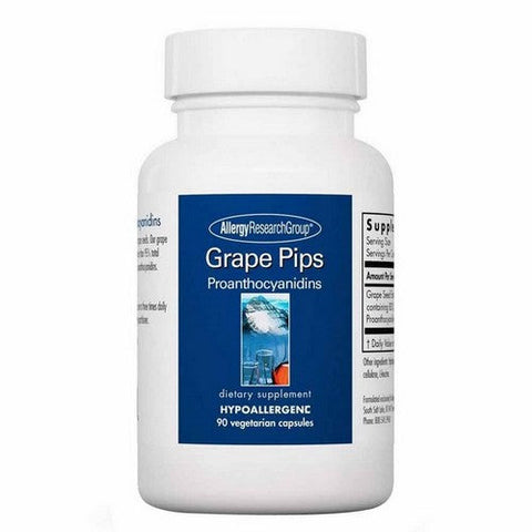Nutricology/ Allergy Research Group, Grape Pips Proanthocyanidins, 90 Veg Caps