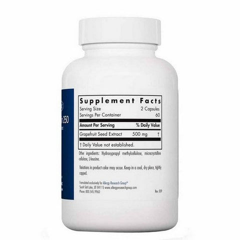 Nutricology/ Allergy Research Group, ParaMicrocidin 250 Grapefruit Seed Extract, 120 Veg Caps