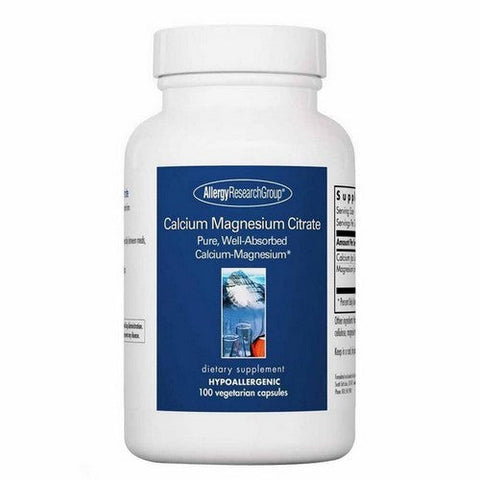 Nutricology/ Allergy Research Group, Calcium Magnesium Citrate, 100 Veg Caps