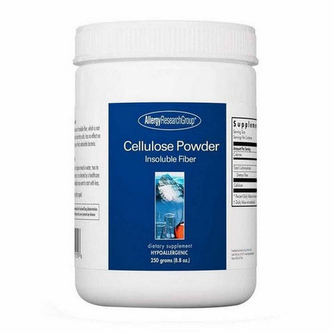 Nutricology/ Allergy Research Group, Cellulose Powder Insoluble Fiber, 250 Grams