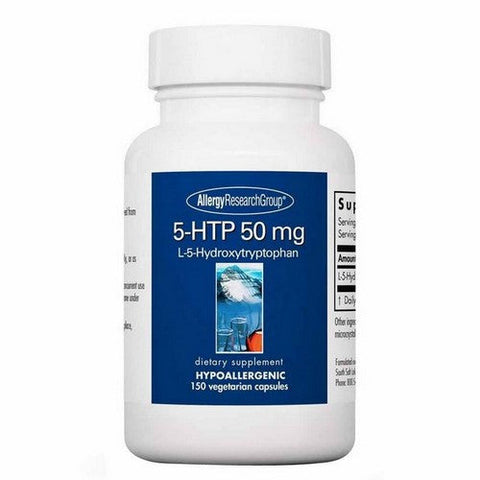Nutricology/ Allergy Research Group, 5-HTP L-5-Hydroxytryptophan, 50 Mg, 150 Veg Caps