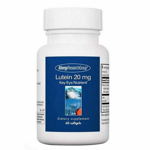 Nutricology/ Allergy Research Group, Lutein Key Eye Nutrient, 60 Softgels