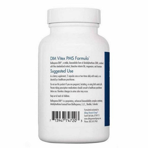 Nutricology/ Allergy Research Group, DIM Vitex PMS Formula, 120 Veg Caps