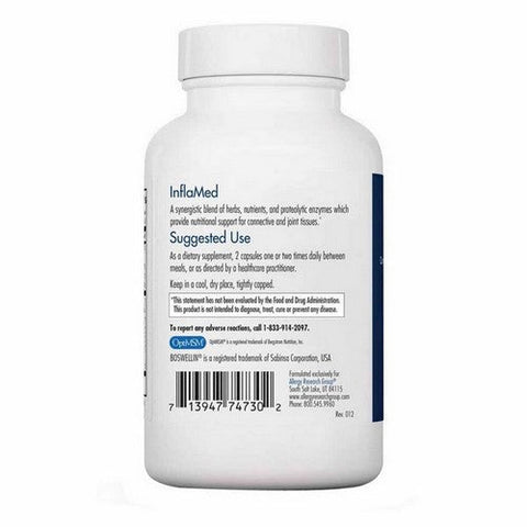 Nutricology/ Allergy Research Group, InflaMed Connective Tissue And Joint Health, 120 Veg Caps