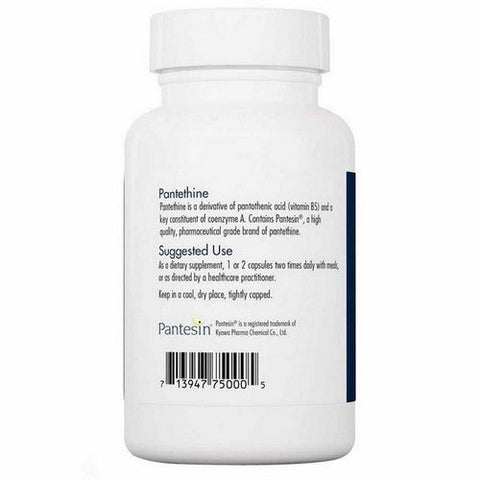 Nutricology/ Allergy Research Group, Pantethine Vitmain B5 Metabolite, 60 Veg Caps