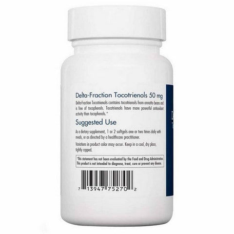 Nutricology/ Allergy Research Group, Delta-Fraction Tocotrienols, 75 Softgels