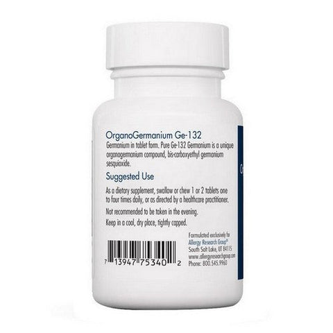 Nutricology/ Allergy Research Group, OrganoGermanium Ge-132, 100 Tabs
