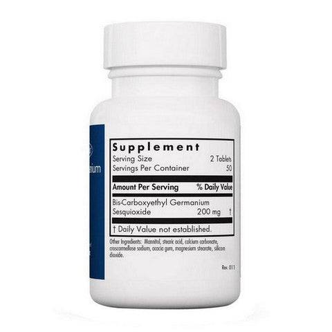 Nutricology/ Allergy Research Group, OrganoGermanium Ge-132, 100 Tabs