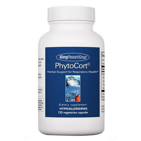Nutricology/ Allergy Research Group, PhytoCort Herbal Support for Healthy Breathing, 120 Veg Caps