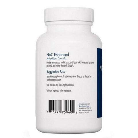 Nutricology/ Allergy Research Group, NAC Enhanced Antioxidant Formula, 90 Tabs