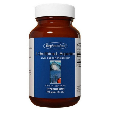 Nutricology/ Allergy Research Group, L-Ornithine-L-Aspartate Liver Support Metabolite, 100 Grams
