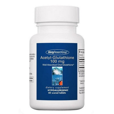 Nutricology/ Allergy Research Group, Acetyl-Glutathione, 100 Mg, 60 Tabs