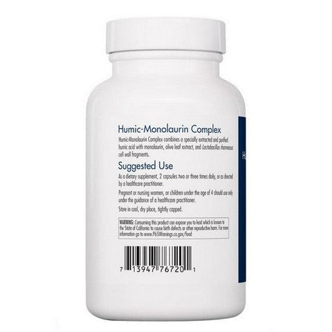 Nutricology/ Allergy Research Group, Humic-Monolaurin Complex With Olive Leaf And Lactobacillus, 120 Veg Caps