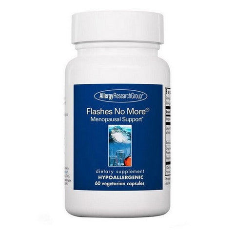 Nutricology/ Allergy Research Group, Flashes No More Menopausal Support, 60 Veg Caps