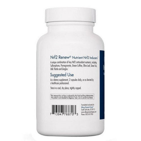Nutricology/ Allergy Research Group, Nrf2 Rising Nutrient Nrf2 Inducers, 120 Veg Caps