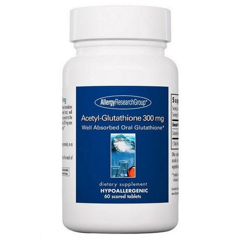 Nutricology/ Allergy Research Group, Acetyl-Glutathione, 300 Mg, 60 Tabs