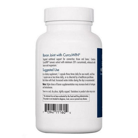 Nutricology/ Allergy Research Group, Boron Joint With CurcuWIN Connective Tissue And Bone Health, 90 Veg Caps