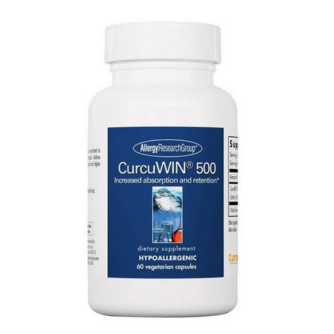 Nutricology/ Allergy Research Group, CurcuWIN 500 Increased Absorption And Retention, 60 Veg Caps