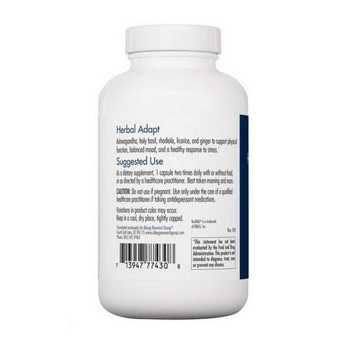 Nutricology/ Allergy Research Group, Herbal Adapt HPA Axis Restore, 60 Veg Caps