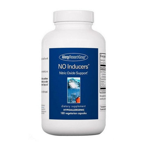 Nutricology/ Allergy Research Group, NO Inducers Nitric Oxide Support, 180 Veg Caps