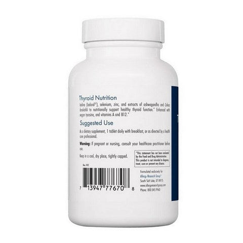 Nutricology/ Allergy Research Group, Thyroid Nutrition With Iodoral, 60 Veg Caps